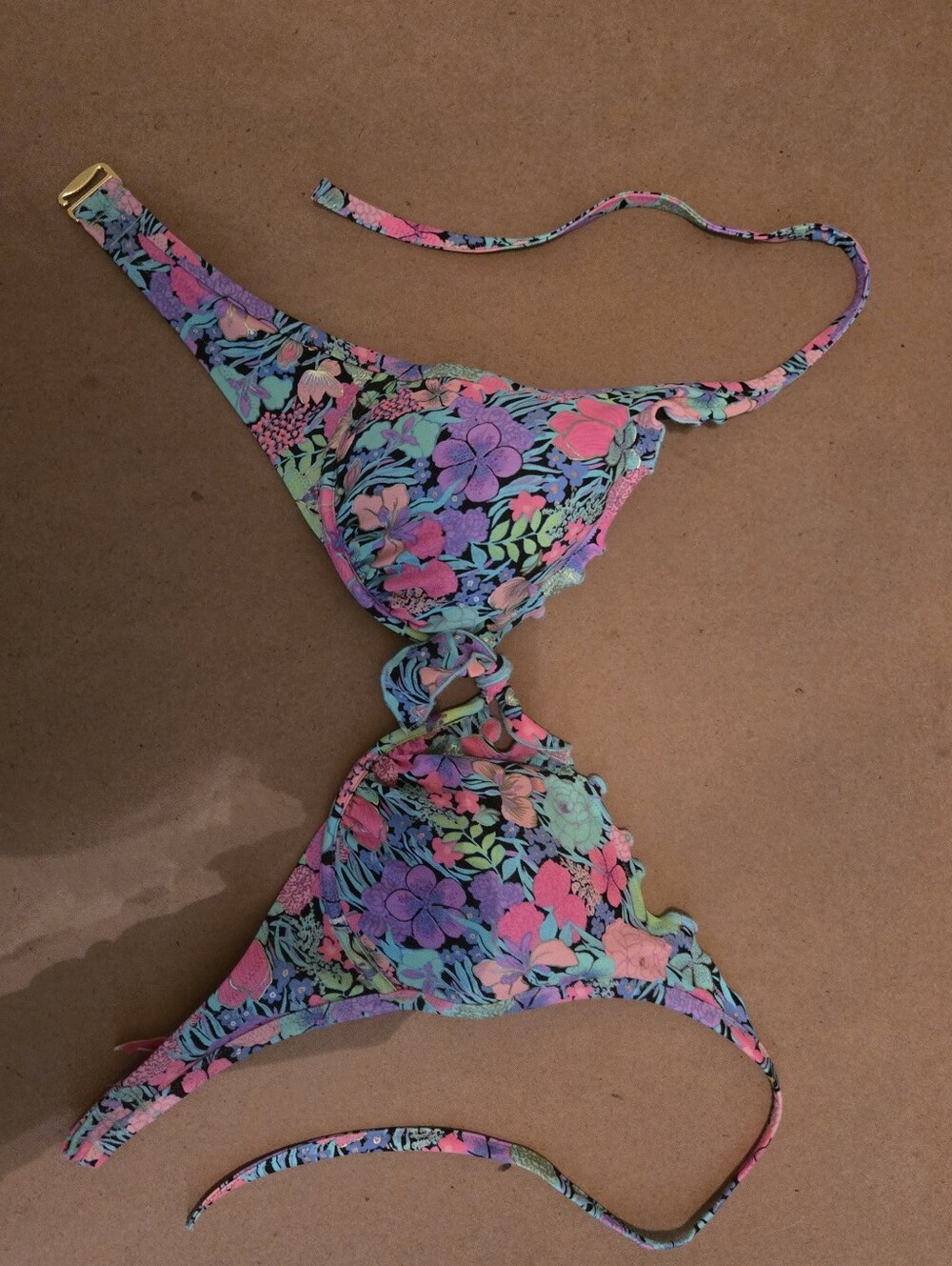 Victoria's Secret Pink Floral Bikini Top - Brand New